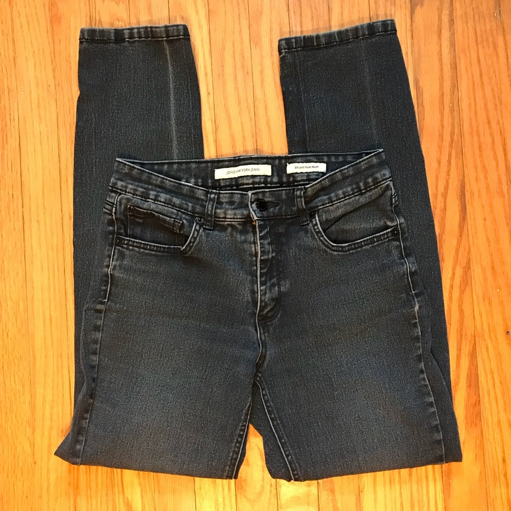 Jones New York High Waist Navy Blue Jeans size 10